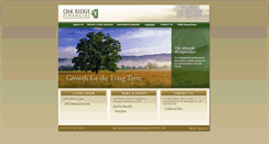 Desktop Screenshot of oakridgefinancial.com
